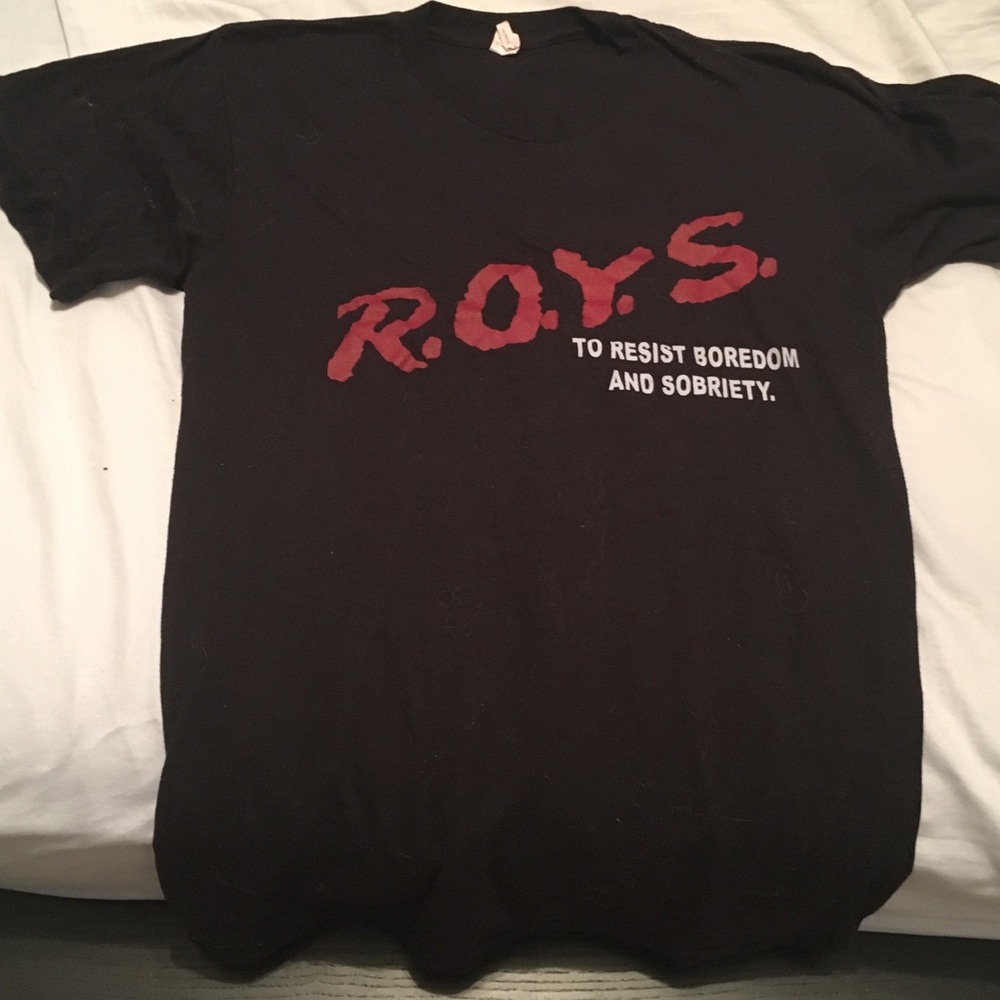 Soft T-shirt nostalgic play on words dare program